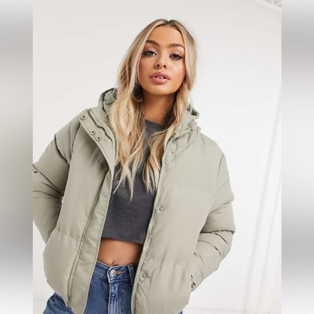 Brave Soul ASOS Fernie Puffer Jacket - Picture 3 of 15